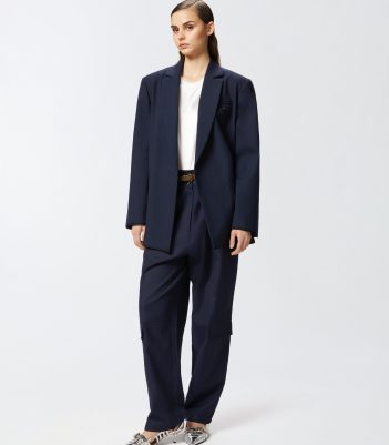 Σατέν μπλούζα με μικρά μανίκια - Λευκό