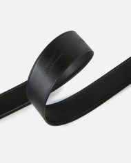 Φαρδιά δερμάτινη ζώνη Love Birds 4cm - Μαύρο