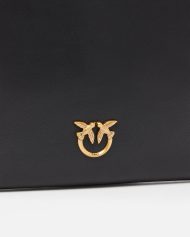 Μεσαία τσάντα ώμου Flat Love Bag Simply - Μαύρο