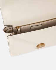 Μικρή δερματίνη τσάντα χειρός Love Bag One - Λευκό