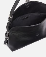 Δερμάτινη τσάντα ώμου μεσαίου μεγέθους Saddle Bag - Μαύρο