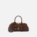 Μικρή δερμάτινη τσάντα Escape Bag - Καφέ