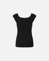 Ριμπ τοπ με λογότυπο Love Birds - Μαύρο