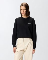 Πουλόβερ με μεγάλο λογότυπο Love Birds - Multicolor Μαύρο-Λευκό