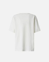 T-shirt με κεντημένη καρδιά - Λευκό