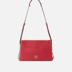 Δερμάτινη τσάντα χιαστί, Mini One, Two, Three Bag - Κόκκινο