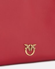 Δερμάτινη τσάντα χιαστί, Mini One, Two, Three Bag - Κόκκινο