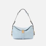 Σέλα σουέτ μικρή τσάντα ώμου - Γαλάζιο