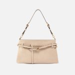 Tσάντα ώμου μετρίου μεγέθους Belt Bag από σουέτ - Μπεζ