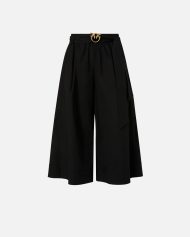 Μακριά βερμούδα με αγκράφα Love Birds - Μαύρο