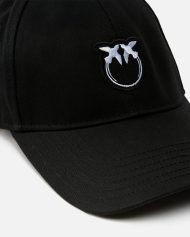 Καπέλο μπέιζμπολ με γείσο και λογότυπο Love Birds - Μαύρο