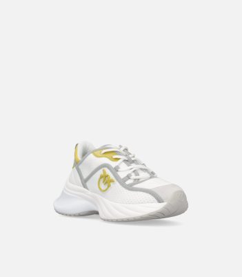 Διάτρητα sneakers Ariel με το λογότυπο - Λαχανί