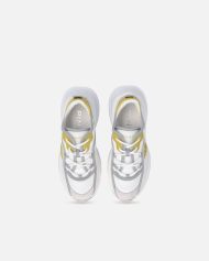 Διάτρητα sneakers Ariel με το λογότυπο - Λαχανί