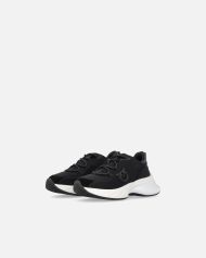 Διάτρητα sneakers Ariel με το λογότυπο - Μαύρο