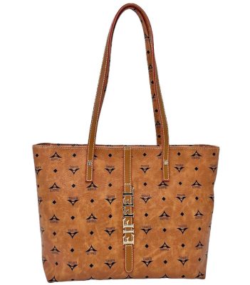 La tour Eiffel Γυναικεία Τσάντα Shopper Ώμου Ταμπά N36-111093-3X/393 - Πολύχρωμο Λευκό-Γαλάζιο