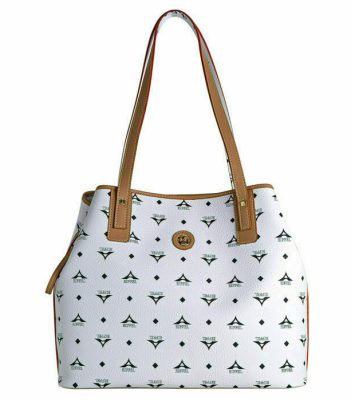 La tour Eiffel Γυναικεία Τσάντα Shopper Ώμου Λευκή 36-171034-2 36-171034-2E - 36-171034-2E