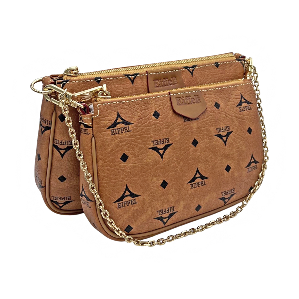La tour Eiffel Γυναικεία Τσάντα Ώμου Καφέ 36-201005-1 - 36-201005-1