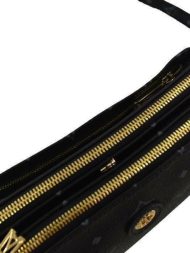 La tour Eiffel Δερμάτινη Γυναικεία Τσάντα Ώμου Μαύρη 111090-4 - 111090-4