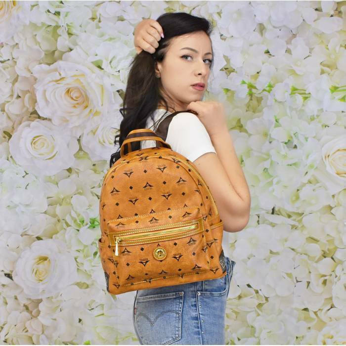 La tour Eiffel Γυναικεία Τσάντα Πλάτης Ταμπά 36-181046-1A - Καφέ