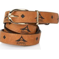 La tour Eiffel Δερμάτινη Γυναικεία Ζώνη Ταμπά 36-Β-230-110 - Καφέ