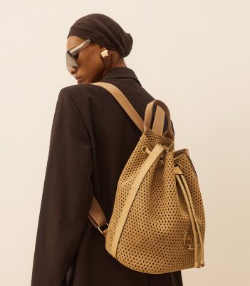 Backpack Premium - Beige Suede