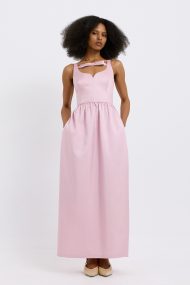 Audrey Taffeta Maxi Dress