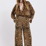 Josie Leopard Print Trousers