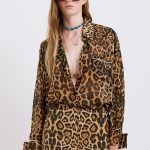 Liora Leopard Shirt With Hem