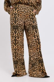 Josie Leopard Print Trousers