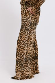 Josie Leopard Print Trousers