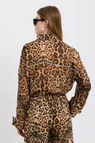 Liora Leopard Shirt With Hem