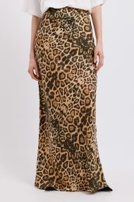 Myla Leopard Print Skirt