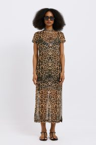 Lois Leopard Print Dress