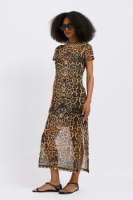 Lois Leopard Print Dress