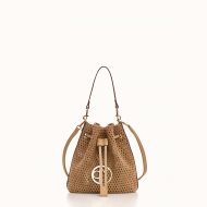 Mini Bucket Premium - Beige Suede