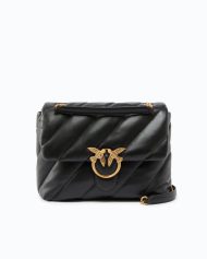 Pinko Μεγάλη Τσάντα Ώμου Love Bag Puff Maxi Quilt - Μαύρο