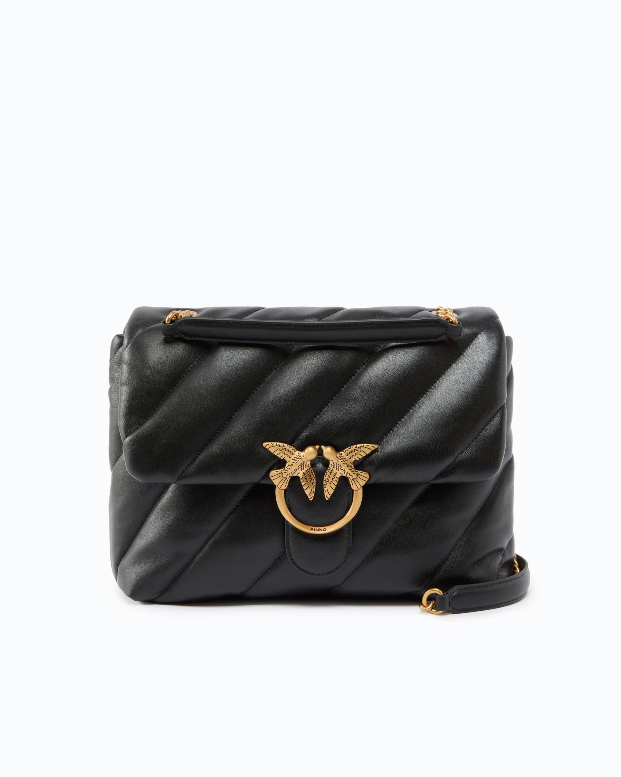 pinko-megali-tsanta-wmoy-love-bag-puff-maxi-quilt-mayro-1 Pinko Μεγάλη Τσάντα Ώμου Love Bag Puff Maxi Quilt - Μαύρο