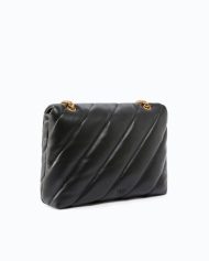 Pinko Μεγάλη Τσάντα Ώμου Love Bag Puff Maxi Quilt - Μαύρο