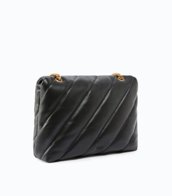Pinko Μεγάλη Τσάντα Ώμου Love Bag Puff Maxi Quilt - Μαύρο