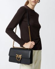 Pinko Μεσαία Τσάντα Ώμου Love Bag One Simply - Μαύρο