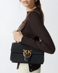 Pinko Μεσαία Τσάντα Ώμου Love Bag One Simply - Μαύρο