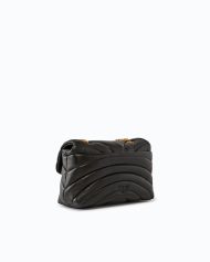 Pinko Μικρή Τσάντα Χιαστί Love Bag Puff Butterfly - Μαύρο