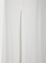 Zoya Angel Μακρύ Rib Φόρεμα - Off White