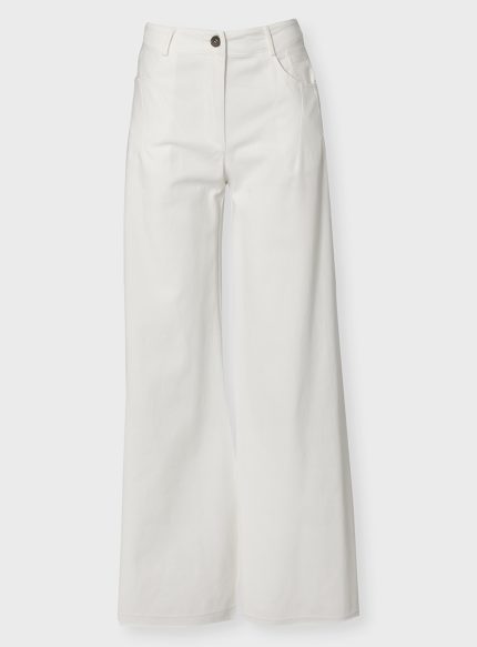 Zoya Cera Παντελόνι με Καμπάνα - Off White
